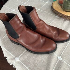 Red Wing Boots 9078 Leather Brown Side Gore Congress Boots - Size 9.5